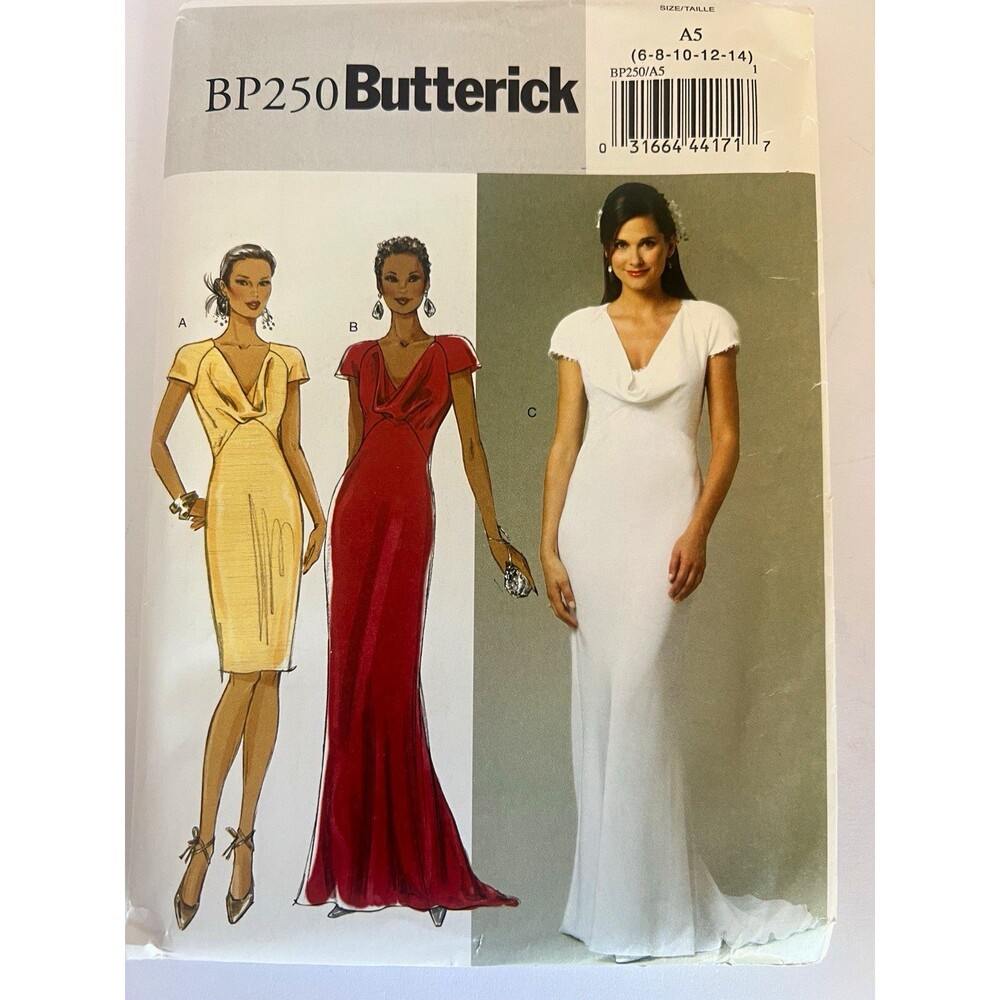 Butterick BP250 Women's Dress Sewing Pattern A5 Sizes 6-14 Pippa Middleton